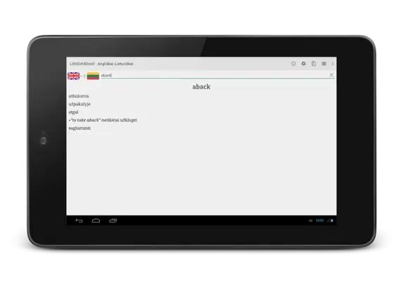 LithDict4Droid android App screenshot 4